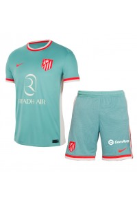 Atletico Madrid Babytruitje Uit tenue Kind 2024-25 Korte Mouw (+ Korte broeken)